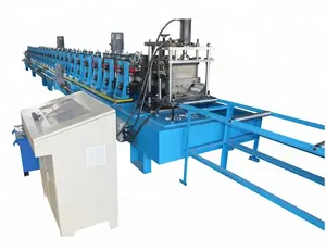 10-15 m/Min Automatische Regen Gutter Roll Forming Machine Met Panasonic PlC Controle Systeem