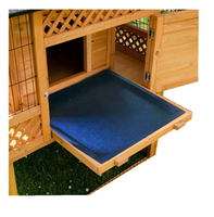 Grande plage pliable en bois, MSH-rh006, lapin d'extérieur, cochon d'inde, course intégrée, pagode