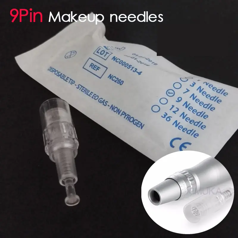 9/12/36Pin Nano 3D Screw Sterilized Packaged Permanent Makeup Needles Eyebrow Lips Body Face Beauty Needles