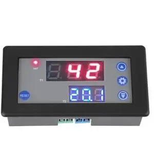 DC 12 v Modulo Relè di Ritardo del Ciclo di Temporizzazione Timer Digitale A Doppio LED Display 10A 1500 w Timer Relè di Ritardo del Ciclo timer