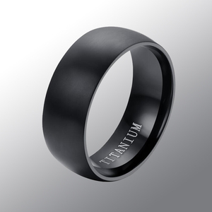 Fashion <strong>Men</strong> Titanium <strong>Ring</strong> High Quality <strong>Black</strong> Titanium Wedding <strong>Rings</strong> for <strong>Men</strong> and Women - Product Image 1