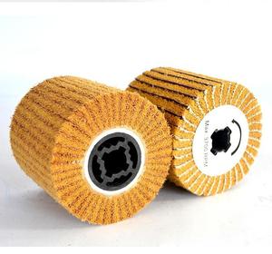 120 millimetri * 100 millimetri * 19 millimetri Flessibile Non Tessuto <span class=keywords><strong>Flap</strong></span> <span class=keywords><strong>Wheel</strong></span> per la Lucidatura - Product Image 2