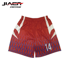 Shorts de basket-ball pour hommes, blancs, neufs, en gros, personnalisés, 100% polyester, sublimés - Product Image 4
