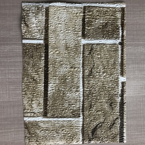 Vecchi Mattoni <span class=keywords><strong>Carta</strong></span> Da Parati Roll, Piatto 3D Effetto Blocchi di Pietra Look Smontabile Della Parete di <span class=keywords><strong>Carta</strong></span> Decorazione Della Casa D'epoca (Marrone) - Product Image 6