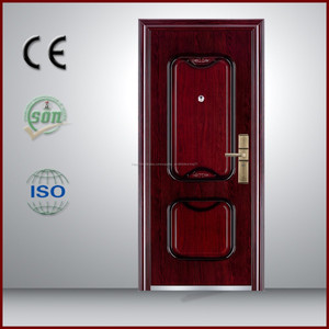 Material de construcción casa india principal doorsteel puerta de seguridad puerta de acero de diseño de aluminio - Product Image 1