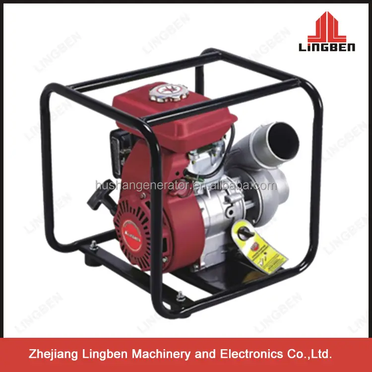 Lingben Zhejiang China LBB80H 2.0hp mini bomba de água da gasolina de 3 polegadas