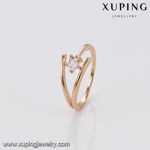 Trang Sức Thời Trang 14707 Thiết Kế Nhẫn Đá Đơn Hình Ngôi Sao, Nhẫn Ngón Tay Vàng 18K Kích Thước Miễn Phí Cho Bé Gái - Product Image 6