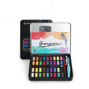 Juego de Pinturas de Acuarela Clásicas Giorgione de 36 Colores con Pincel de Nailon Gratis para Pintar sobre Lienzo - Product Image 6