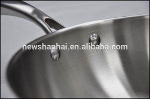 3 plis comme on <span class=keywords><strong>le</strong></span> voit tv cuivre <span class=keywords><strong>wok</strong></span> - Product Image 2