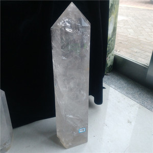 Longue et mince grande <span class=keywords><strong>taille</strong></span> naturelle en cristal de quartz transparent points de guérison baguettes - Product Image 2