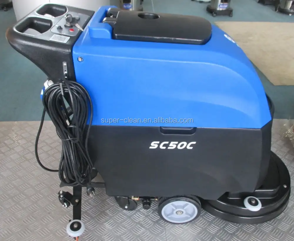 Auto Floor Scrubber With Cable Floor cleaning machine for hotel,airport
