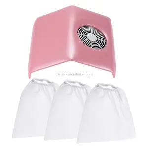 Nail Drill Art Dust Suction Collector with Dust Collecting Bags For Manicure Filing Tip