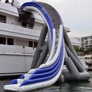 WINSUN Toboggan aquatique flottant gonflable de luxe pour yacht, toboggan aquatique pour bateau, toboggan gonflable pour croiseur - Product Image 3