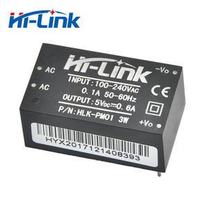 <span class=keywords><strong>HILink</strong></span> HLK-PM01 AC DC 220V To 5V 600mA ขั้นตอนลงแหล่งจ่ายไฟสลับแยกโมดูลอัจฉริยะ AC DC - Product Image 3