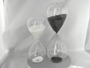 Sablier en verre coloré personnalisé, demi-heure ou 30 minutes - Product Image 2