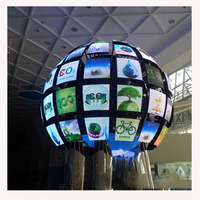 Boule vidéo LED extérieure intérieure personnalisée/boule vidéo sphère panneau d'affichage LED écran