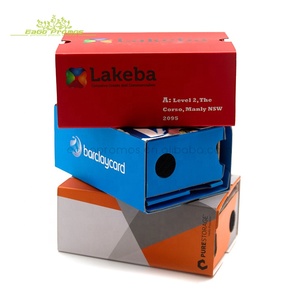 شعار مخصص صنع 3D مطوية سماعات Vr 2.0 الواقع الافتراضي كرتون V2.0 نظارات - Product Image 6