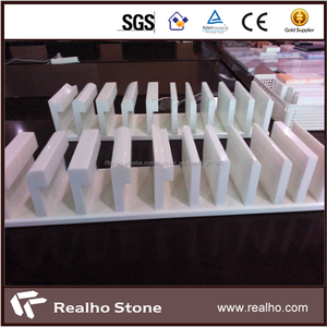 A Forma <span class=keywords><strong>di</strong></span> L Nano Piani <span class=keywords><strong>Cucina</strong></span> In <span class=keywords><strong>Marmo</strong></span> Bianco Faux - Product Image 4