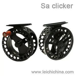 SA high quality in stock 6061 aluminium Light weight clicker fly reel