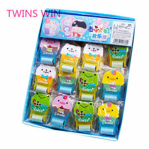 Pengiriman Gratis Oleh DHL/FEDEX/SF Grosir Alat Tulis Sekolah Daftar Harga Promosi Penghapus Hewan Warna-warni Mewah untuk 513 Pensil - Product Image 1