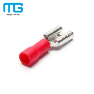 De alto rendimiento aislado de PVC hembra spade terminal