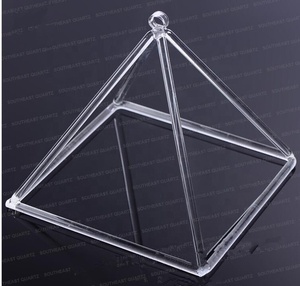 Personalizada de fábrica de alta y protección del medio ambiente claro cristal de cuarzo pirámide - Product Image 6
