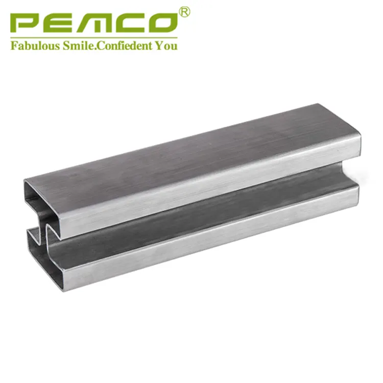 PEMCO स्टेनलेस स्टील 304 स्लॉट पाइप/नाली ट्यूब