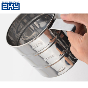 Vaso Mezclador de Acero Inoxidable, Dosificador de Azúcar, Tamiz para Harina con Marcas de Medición - Product Image 4