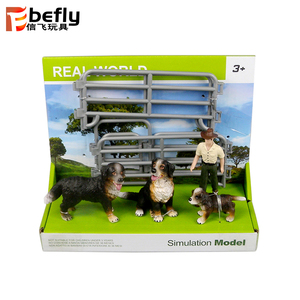 Collection de <span class=keywords><strong>mini</strong></span> chiens en plastique, animaux de ferme, modèle pour enfants - Product Image 2