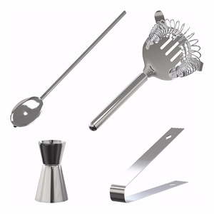 Barkeeper Set 6 Stück Wine <span class=keywords><strong>Tools</strong></span> Bar Getränk Cocktail Mixer Mischset mit Anleitung für Cinco Vodka <span class=keywords><strong>Mako</strong></span> Pride & Clarke - Product Image 2