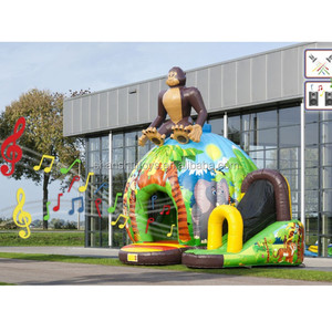 Château gonflable à superposer sur la pomme de terre, château gonflable de singe <span class=keywords><strong>jumpy</strong></span> pour enfants, 0.55mm - Product Image 2