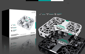 Drone caméra miniature RC 2,4g DWI Dowellin, hélicoptère, vol de trajectoire, selfie, drone de sécurité avec caméra Wifi 480p - Product Image 2