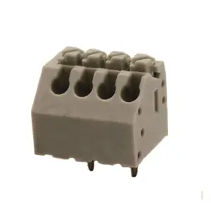Federschneidklammer Endblock (Winkel 2,5 mm, 3,5 mm, 5,0 mm, 7,0 mm) grauer Leiterplattenblock