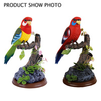 Jouet pour oiseaux Jacko Toys, en plastique, fonctionnant sur piles, avec enregistrement sonore, magnifique jouet perroquet