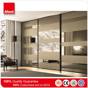 Moderne Mobilier <span class=keywords><strong>De</strong></span> Chambre 3 Portes Coulissantes en verre Armoire - Product Image 1