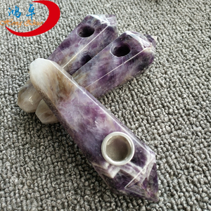 En gros personnalisé améthyste <span class=keywords><strong>fluorite</strong></span> <span class=keywords><strong>cristal</strong></span> pipes - Product Image 3