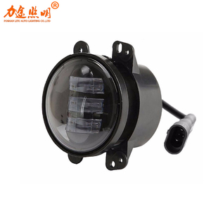 2020 litro 4 pollici 30W 6000K rotondo LED <span class=keywords><strong>fendinebbia</strong></span> con occhi d'angelo per camion/fuoristrada/SUV/sistema automatico - Product Image 5