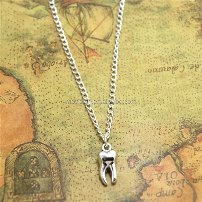 Tooth Fairy necklace Tooth Fairy Charm pendant Tooth Fairy Jewelry, Dental Gift, Dentist