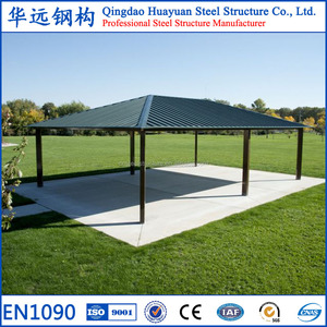 ต่ำราคาเหล็กสำเร็จรูปหลังคา shelter โครงสร้างที่จอดรถ - Product Image 4