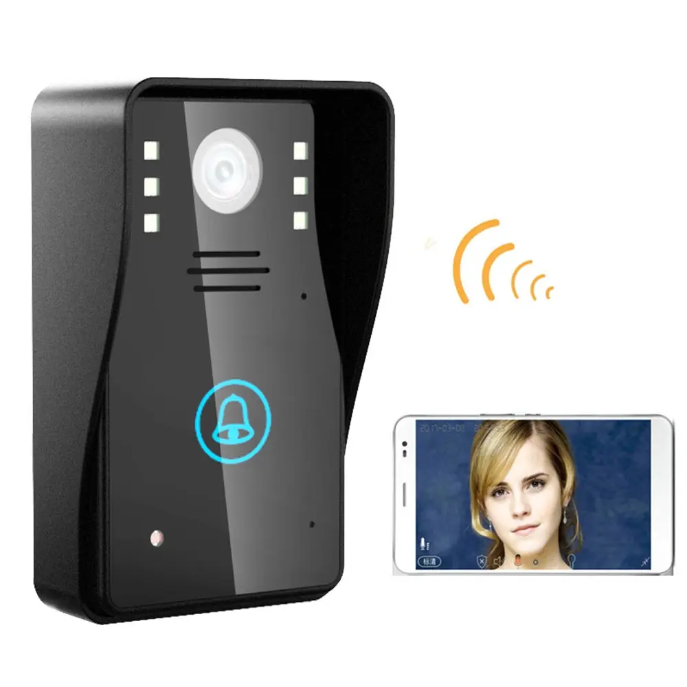 Wireless WIFI Video Door Phone Doorbell Intercom System Night Vision Waterproof