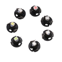 Del instrumento del coche luz T4.2 1210 3528 1SMD LED DC12V de tablero de instrumentos dash lámpara de bulbos 6 Color