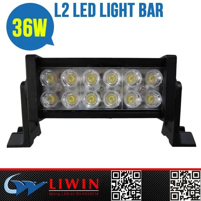 Cina marca liwin& buona qualità ad alta potenza ha condotto la luce rigido bar 36w ha condotto la luce bar luci fine bar per vehice atv suv mini trattore