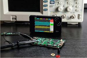 Osciloscopio de almacenamiento portátil DS212 Mini LCD de tamaño de bolsillo Nano ancho de banda portátil 1MHz tasa de muestreo 10MSa/s rueda de pulgar - Product Image 3