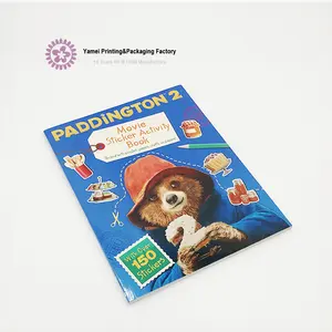 Высокое качество, оптовая продажа, недорогая Детская образовательная книга с героями мультфильмов на английском языке