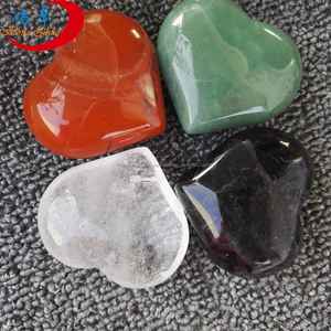 Rocas De Cuarzo rosa y Azul Turquesa Corazón - Product Image 2