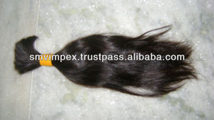 100% mejor cabello humano ondulado mejor cabello natural sin procesar. Cabello Remy de un donante, Venta caliente, libre de derramamiento de cabello virgen a granel de la India - Product Image 4