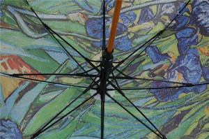 <strong>Custom</strong> Logo <strong>Pattern</strong> 23 Inch Van Gogh Straight <strong>Umbrella</strong> to Paint - Product Image 6