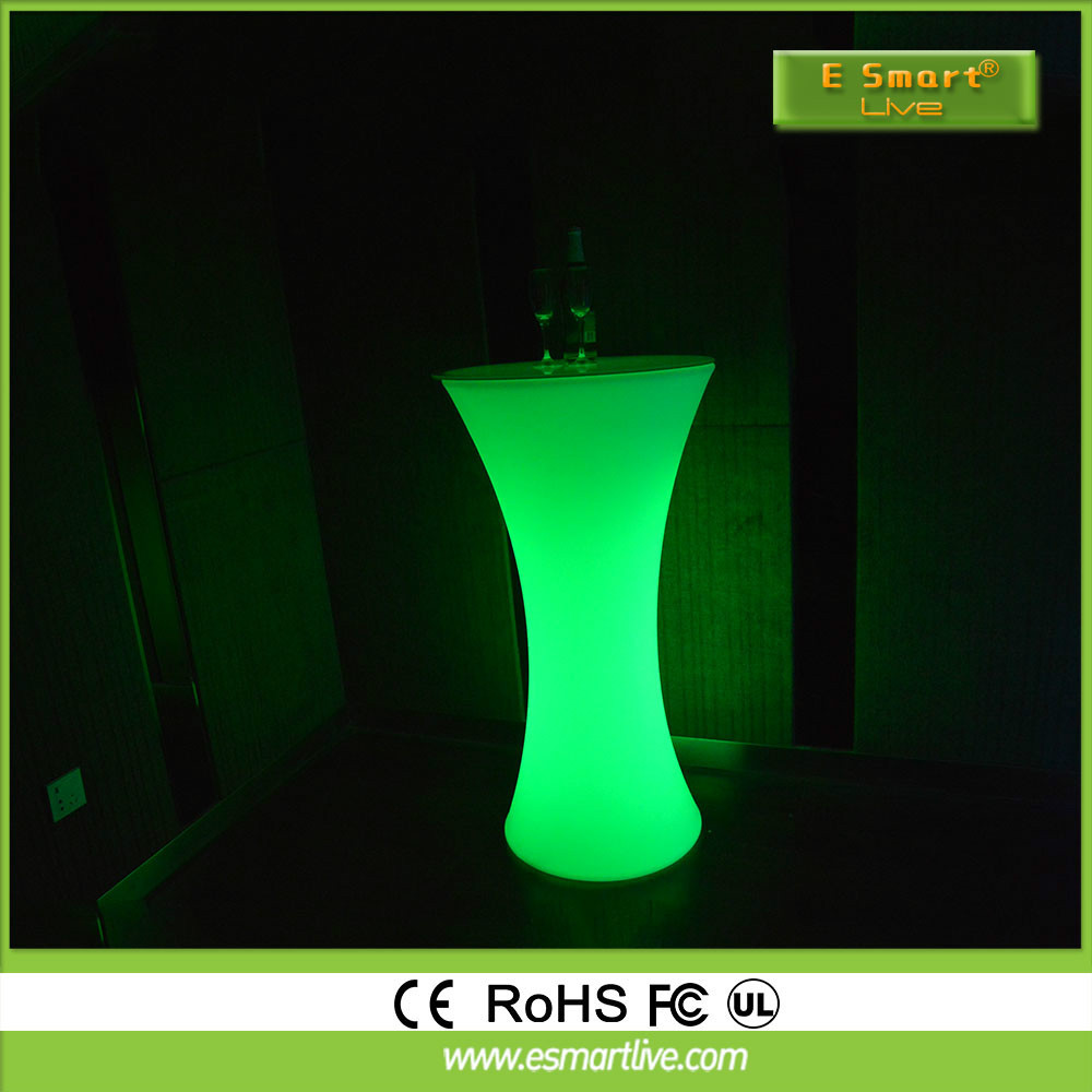 LED éclairage haute cocktail bar table pour la partie de l'événement KTV discothèque/high top tables de cocktail