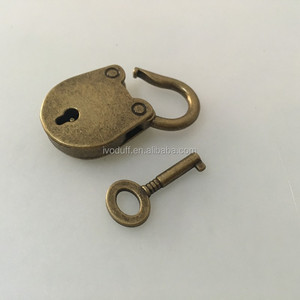 Ivoduff al por mayor redondo Vintage candado antiguo candado con llave para caja de regalo de madera - Product Image 5