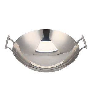 <span class=keywords><strong>Wok</strong></span> à <span class=keywords><strong>Induction</strong></span> écologique en <span class=keywords><strong>acier</strong></span> inoxydable, avec poignées, poêle pour cuisson, nouveau produit - Product Image 1